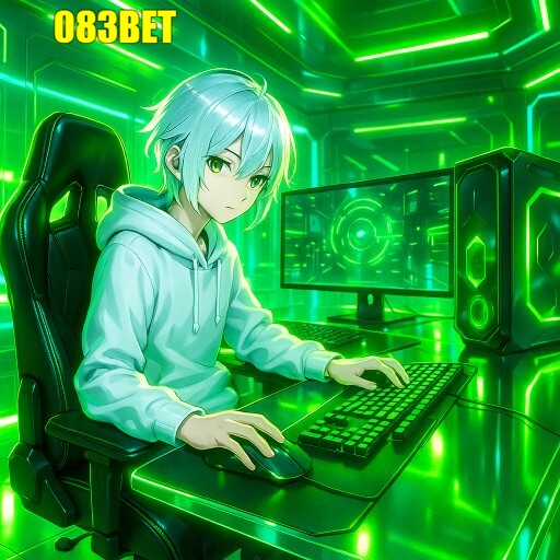 Tela do aplicativo 083BET com interface moderna e notificações em tempo real