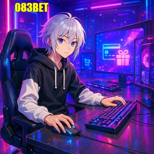 Imagem promocional da 083BET mostrando a plataforma e suas vantagens