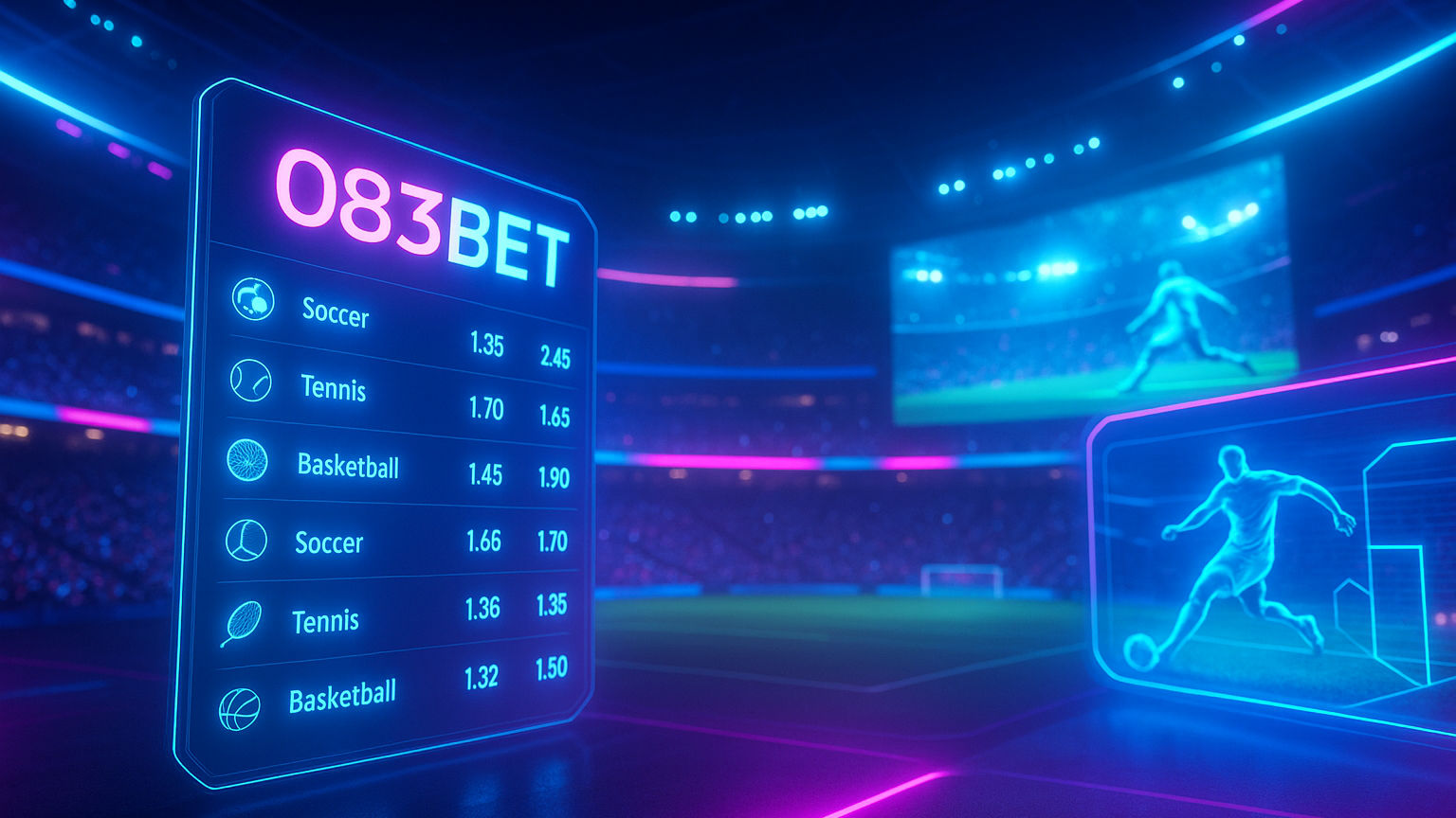 Aposte em apostas esportivas no cassino online 083BET